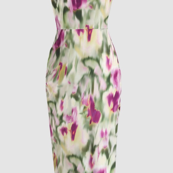 CIDER - Illusion Ruched Midi Dress NWT - Picture 3 of 7